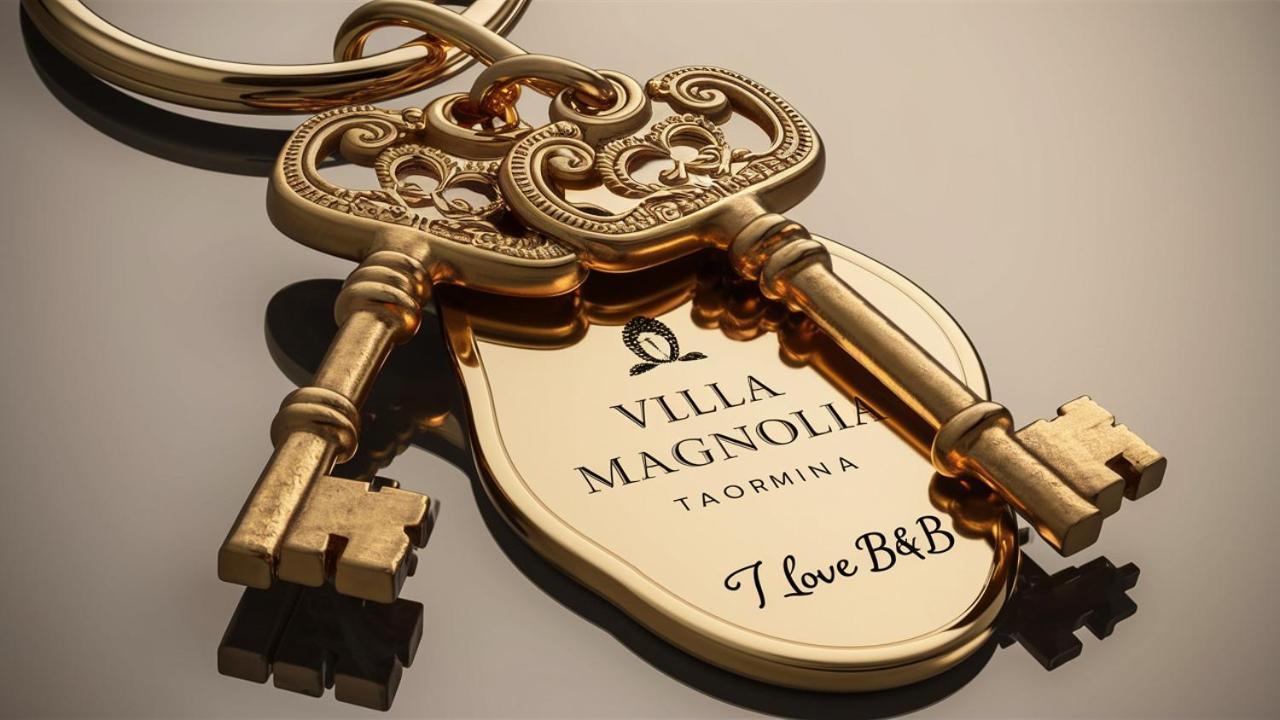 Villa Magnolia B&B 타오르미나 외부 사진